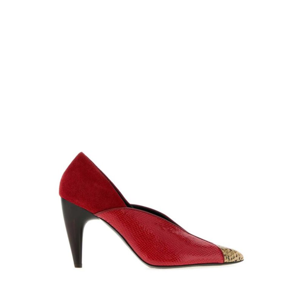 Isabel Marant Women Red Leather And Suede Luza Pumps